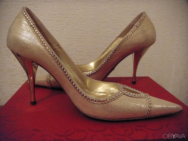 Women Loriblu Heels Gold Leather 37