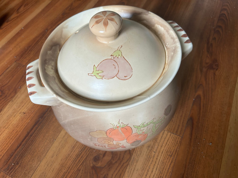 Kensonic Ceramic Casserole/stew Sand Pot with cover
