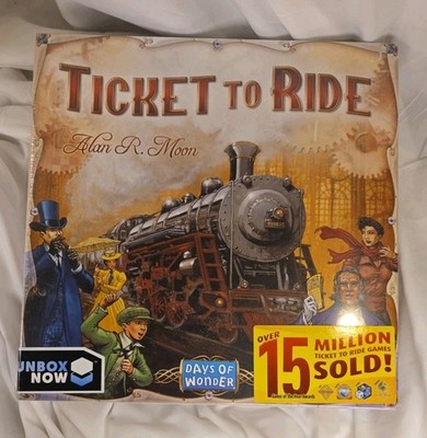 Ticket To Ride Days of Wonder Alan R. Moon Train Adventure Board Game