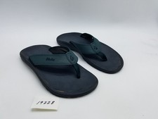 OluKai Ohana Men's Size 9 Flip Flop Slip On Thong Sandals Deep Green Black