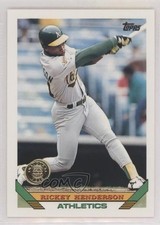1993 Topps Inaugural Colorado Rockies Rickey Henderson #750 HOF 10pr