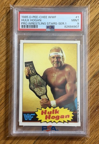 Hulk Hogan #1 1985 O Pee Chee WWF card