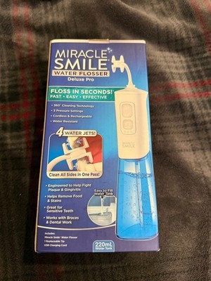 NEW Ontel Miracle Smile Water Flosser Deluxe Pro - Free Shipping