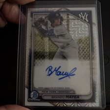 2024 Bowman - Chrome Prospect Mega Box Autographs Brando Mayea #BMA-BMA (AU, RC)