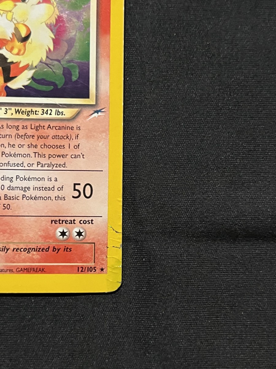 Light Arcanine 12/105 Neo Destiny Holo for sale online | eBay