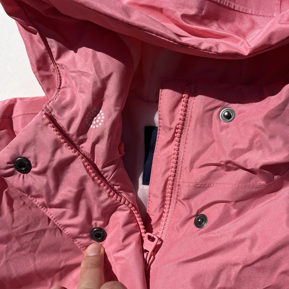 NWT Lands’ End Waterproof Insulated Hooded Raincoat Women’s Size XS - Image 3 of 4