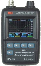 MFJ-223, COLOR GRAPHIC VNA ANTENNA ANALYZER, 1-60MHz