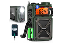 Portable Shortwave Radios with NOAA Weather Radio, 14800Mwh Digital Radio AM FM