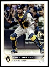 2022 Topps Omar Narvaez Milwaukee Brewers #139
