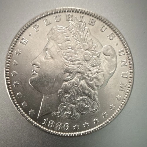 1886 Morgan Dollar $1 Silver Coin Uncertified 0.9 Fineness US Coin