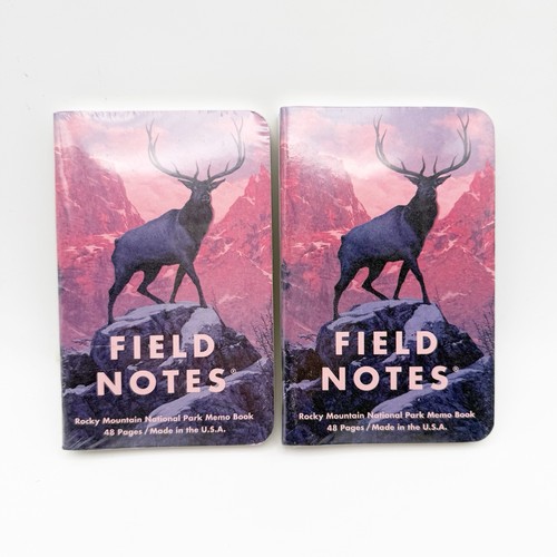 Field Notes NATIONAL PARKS Series C Memo Books ROCKY MTN Yellowstone GREAT SMOKY