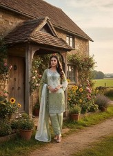 Presenting New Heavy Silk Salwar Kameez With Dupatta For Women And Girls