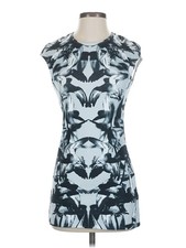 McQ Alexander McQueen Women Blue Cocktail Dress XXS