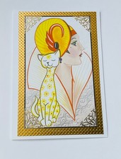 ART DECO ANY OCCASION HANDMADE CARD.
