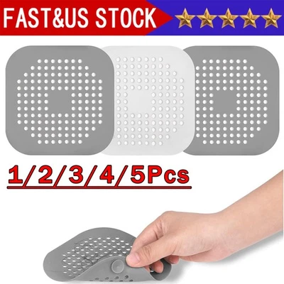 Bathroom Drain Hair Catcher Bath Stopper Plug Sink Strainer Filter Shower Covers - Image 1 of 4