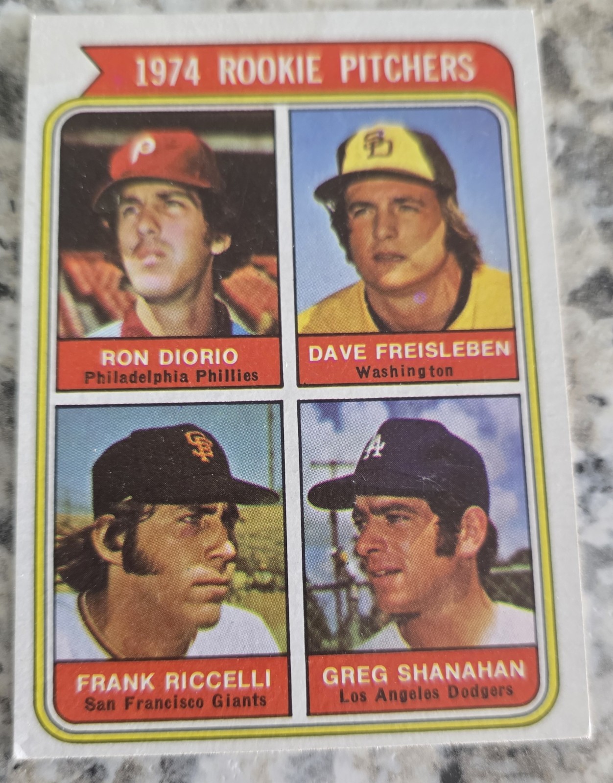 1974 Topps - Rookie Pitchers Dave Freisleben, Frank Riccelli, Greg Shanahan #599