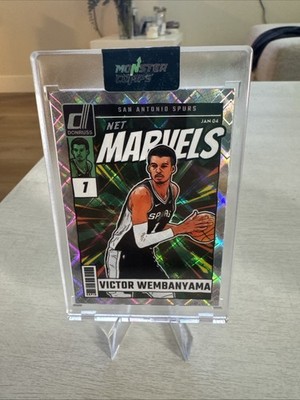 Donruss Net Marvels Victor Wembanyama with the Diamond (cracked/shattered foil) 