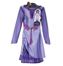 Disney Wish Kids Asha's Dress Robe Costume by Jakk's Pacific: Size 4-6X NWT