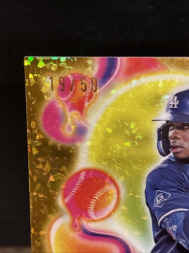 2025 Bowman Chrome Zyhir Hope Auto Melt Mashers Gold Mini Diamonds /50 Dodgers - Bild 2 von 10