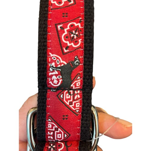 The Black Dog Brand Boys’ Belt – Red Bandana Print, Size S – NWT - Picture 5 of 6