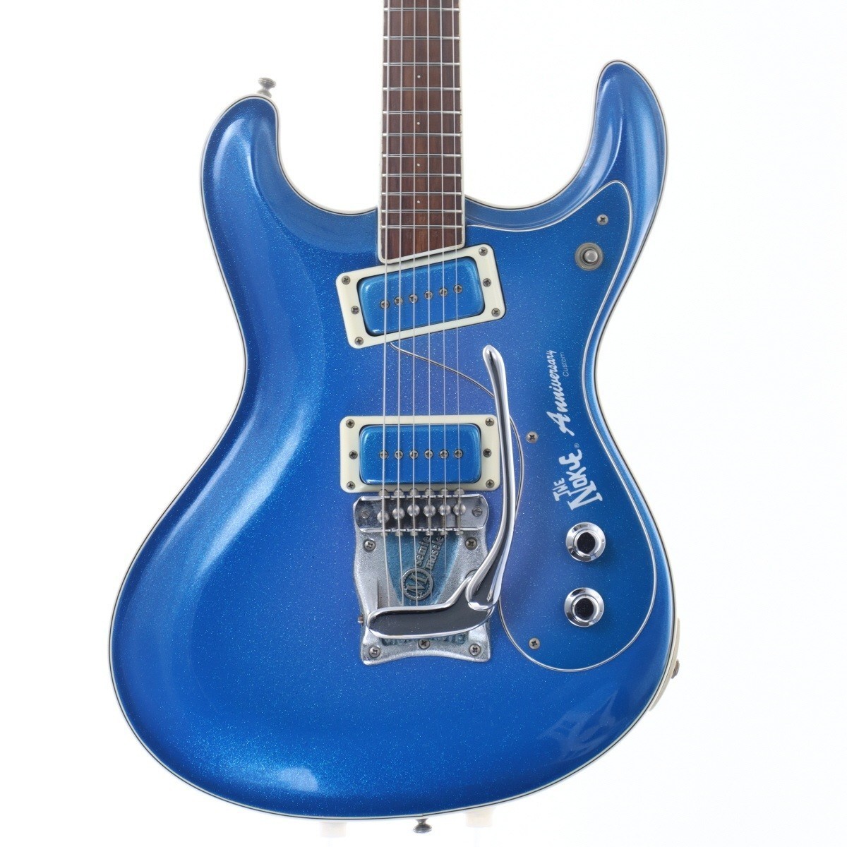 Used Mosrite The Nokie 30th Anniversary Blue Metallic 1992 0026