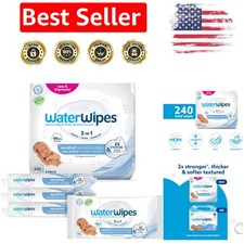 , Cruelty-Free Newborn Wipes: Unscented  Hypoallergenic, 240 Count