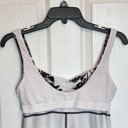 Lululemon | Canotta Aria Donna ll Brisk Bloom Nero Bianco Taglia 8 - Foto 14 di 15