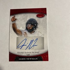2021 Sage Aspire Jamie Newman #ASP-85 Rookie Auto Red