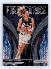 2022 Panini Prizm WNBA BREANNA STEWART Fireworks #15 Storm Liberty