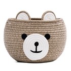 CherryNow Baby Basket for Nursery, Bear Gift Baskets for Kids, Baby Shower Ba...