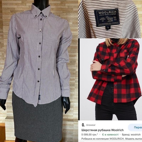 Women Woolrich Shirt Black 38 / M