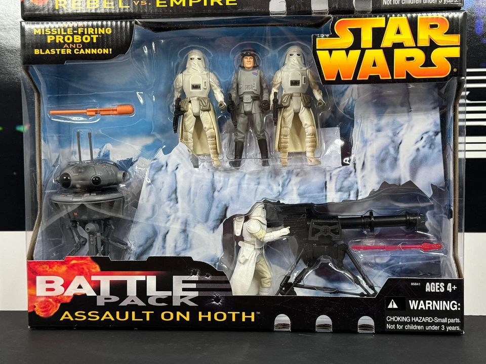 2005 - 2006 年星球大战 Assault on Hoth + Rebel vs Empire 战斗套装全新 MISB — 第 3/4 张图片