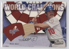 2002 Topps Stadium Club World Champions Relics Ron Cey #WC-RC 0kz8