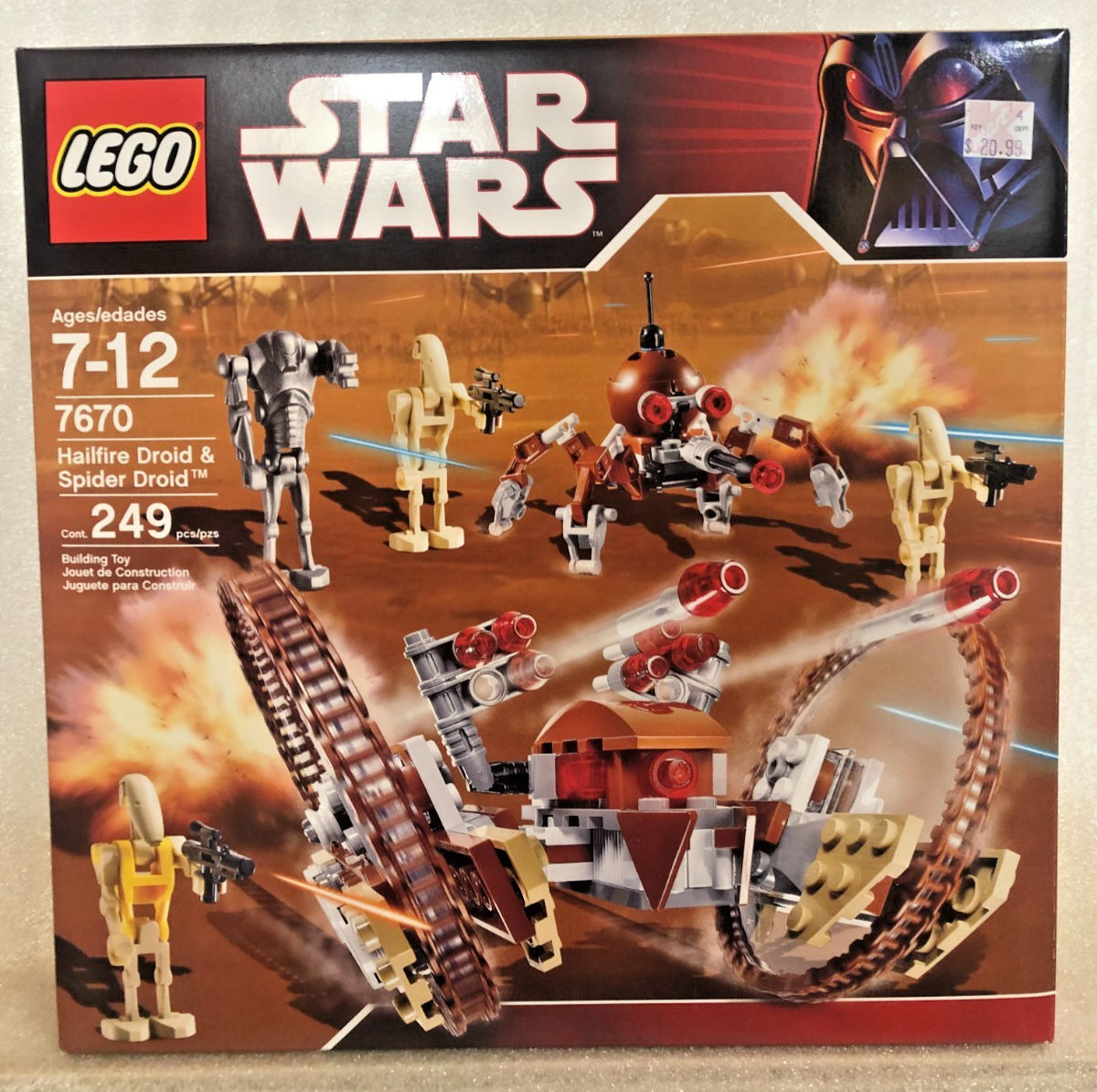 7670 HALIFIRE DROID & SPIDER DROID star wars lego set factory