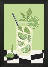 Pop Art Best Art Tequila Framed Wall Art Poster Canvas Print Picture