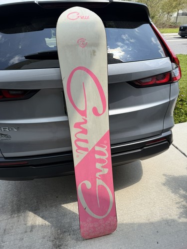 Vintage GNU Antigravity Snowboard 156cm Teal & Neon Pink 80's - FREE SHIPPING 