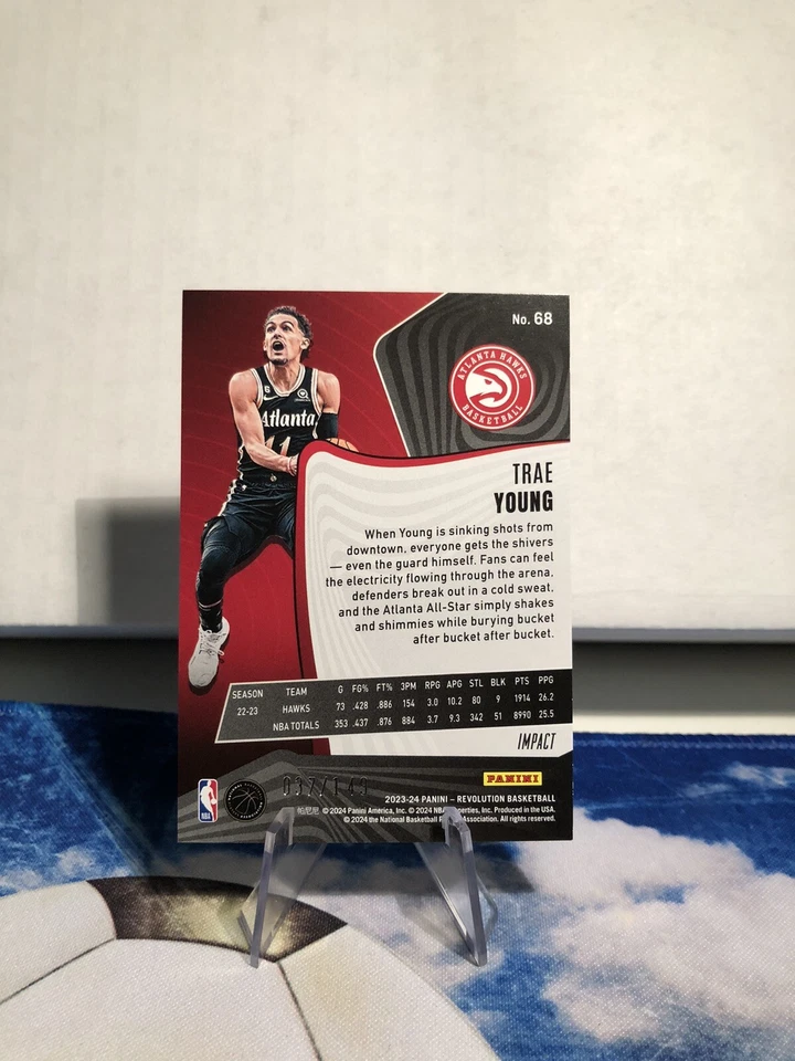 2023-24 Panini Revolution Impact /149 Trae Young #68 - Image 2 of 2