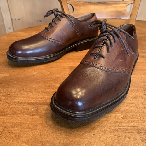 Mens New Florsheim Saddle Shoes Brown 