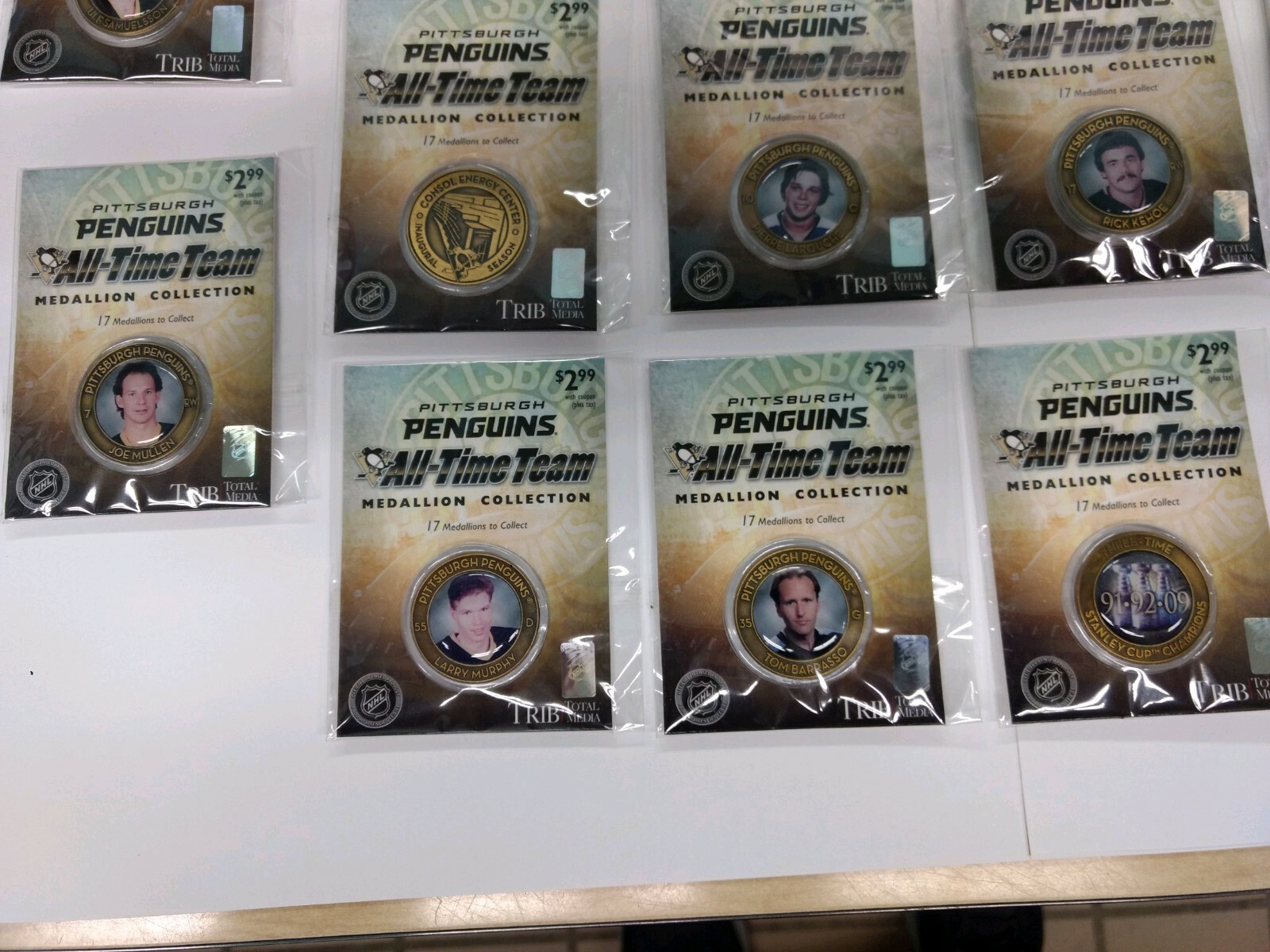 Pittsburgh Penguins AllTime Team Medallions Collection and Album Complete Set eBay