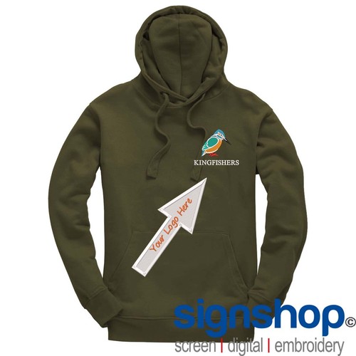 CR01 Personalised Classic Hoodie Custom Embroidered FREE LOGO SETUP - Bild 9 von 30