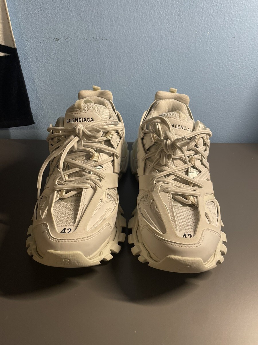 Size 9- Balenciaga Track Sneaker [MEN] 'White' | eBay