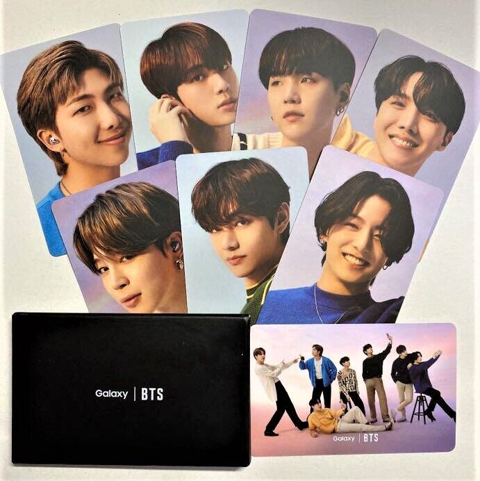 BTS Bangtan Samsung Galaxy Japan edition Official Photocard BTS Bangtan Samsung Galaxy Japan edition Official Photocard
