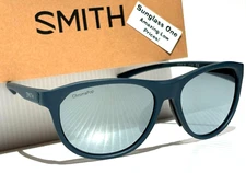 NEW Smith Optics UPROAR Matte Iron ChromaPop Silver Mirror Lens Sunglass FLL