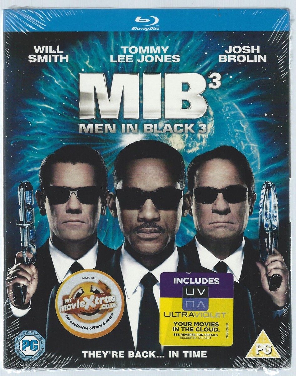 MIB3 Men In Black 3 Blu-ray Will Smith Tommy Lee Jones Josh Brolin