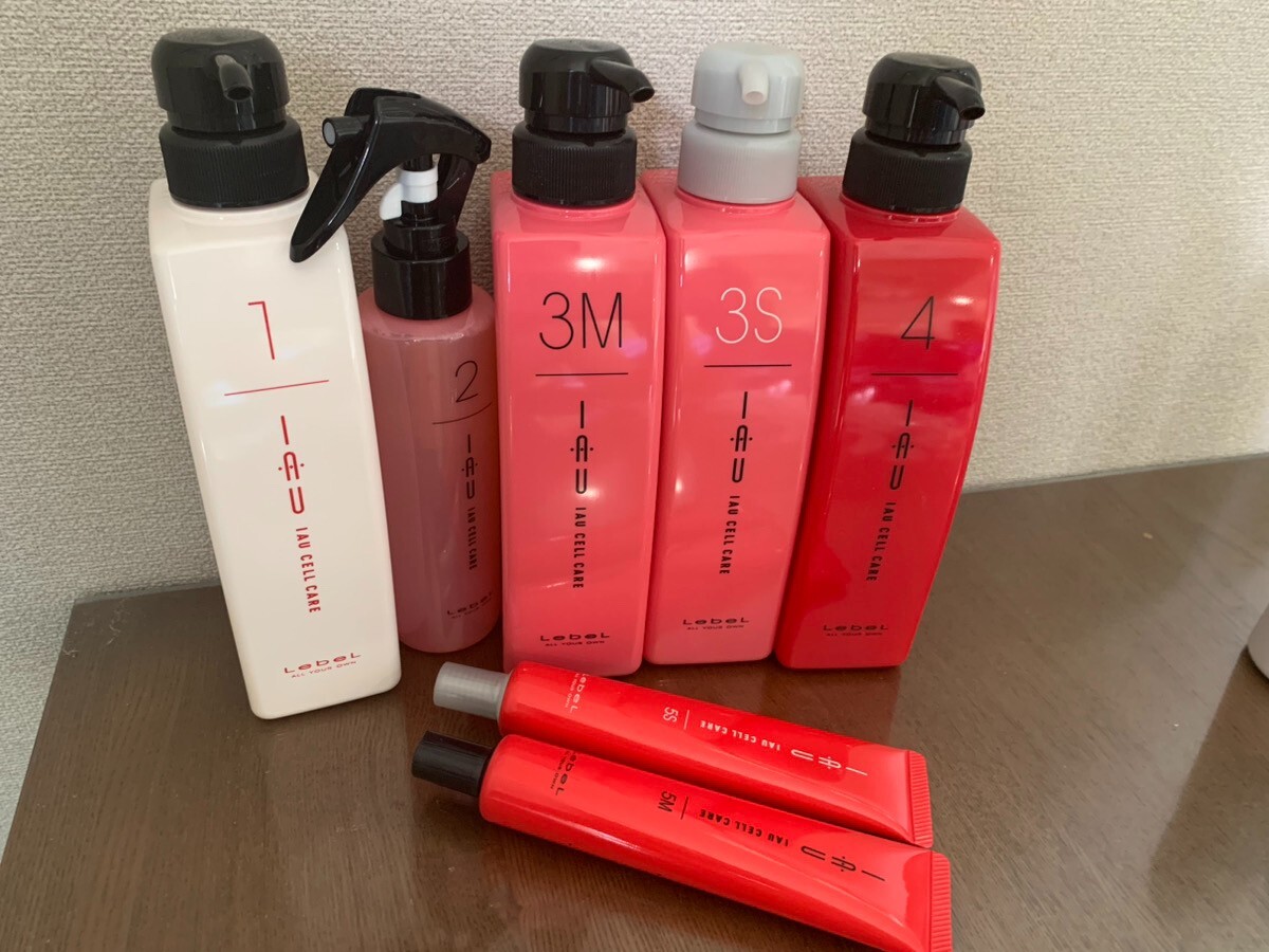 Lebel IAU Cell Care Full Set 7 Pieces Damage Repair Damage