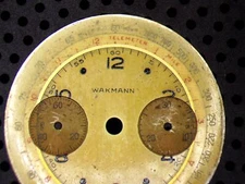 Wakmann dial 31.6mm for Landeron Cal. 48 parts repair