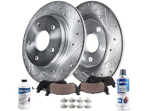 Rear Brake Pad and Rotor Kit For 2006-2015 Honda Civic 2014 2013 2007 ZB862WB