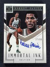 2022-23 Panini Impeccable Robert Parish #II-RBP Immortal Ink Auto 27/99