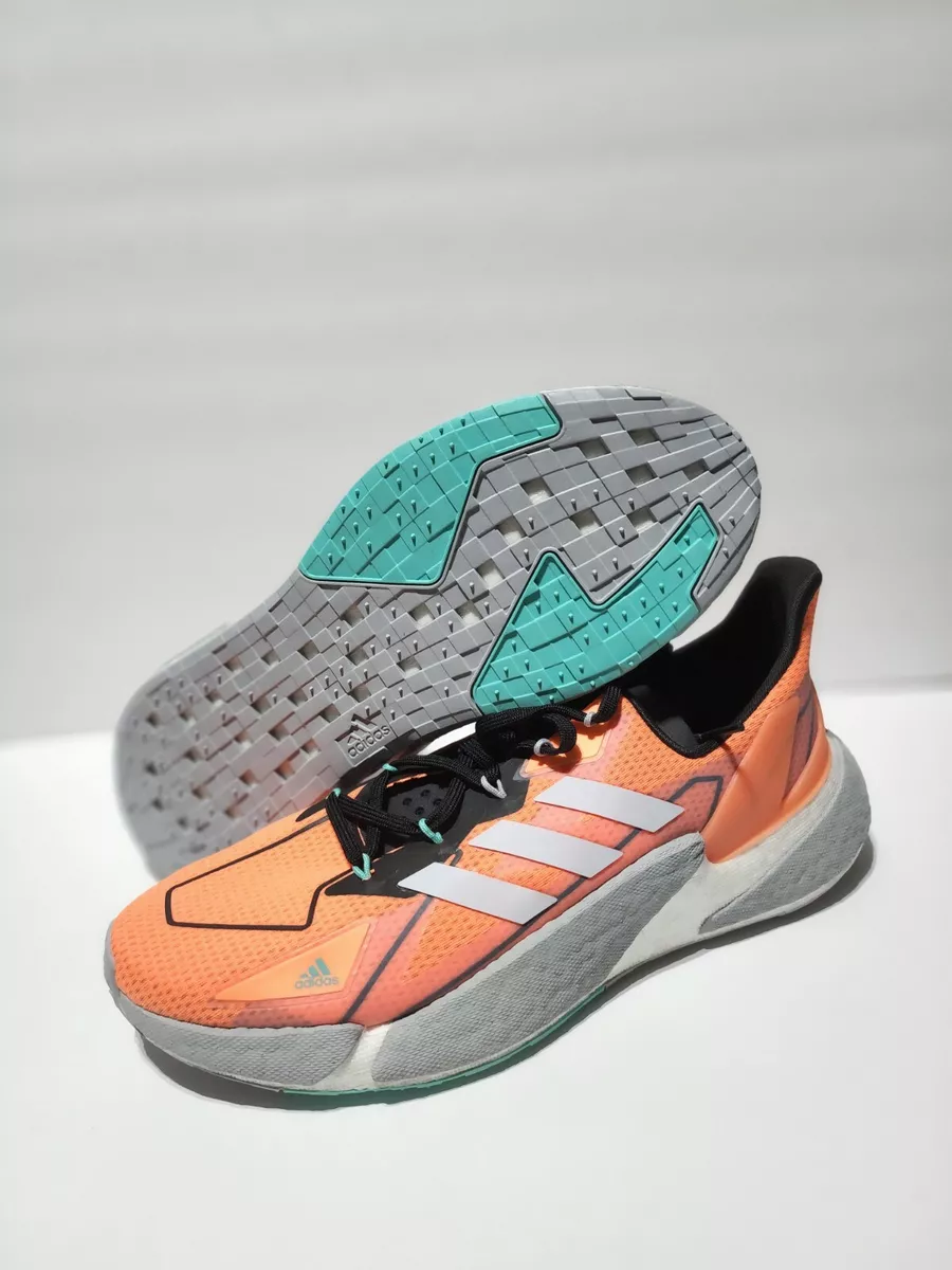 Adidas X9000L4 Boost MARATHON RUNNING Shoes Sneakers ORANGE GREY