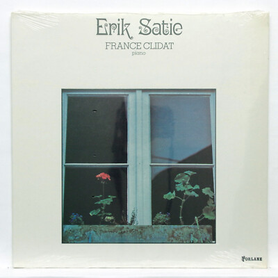 FRANCE CLIDAT   SATIE piano works   FORLANE LP STILL SEALED
